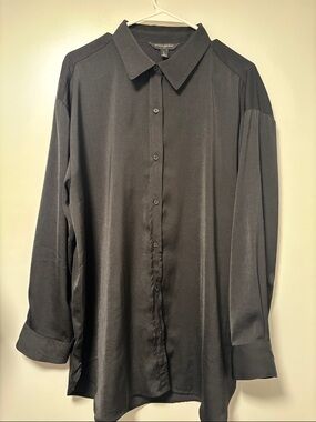 Banana Republic Black Button-Up Shirt